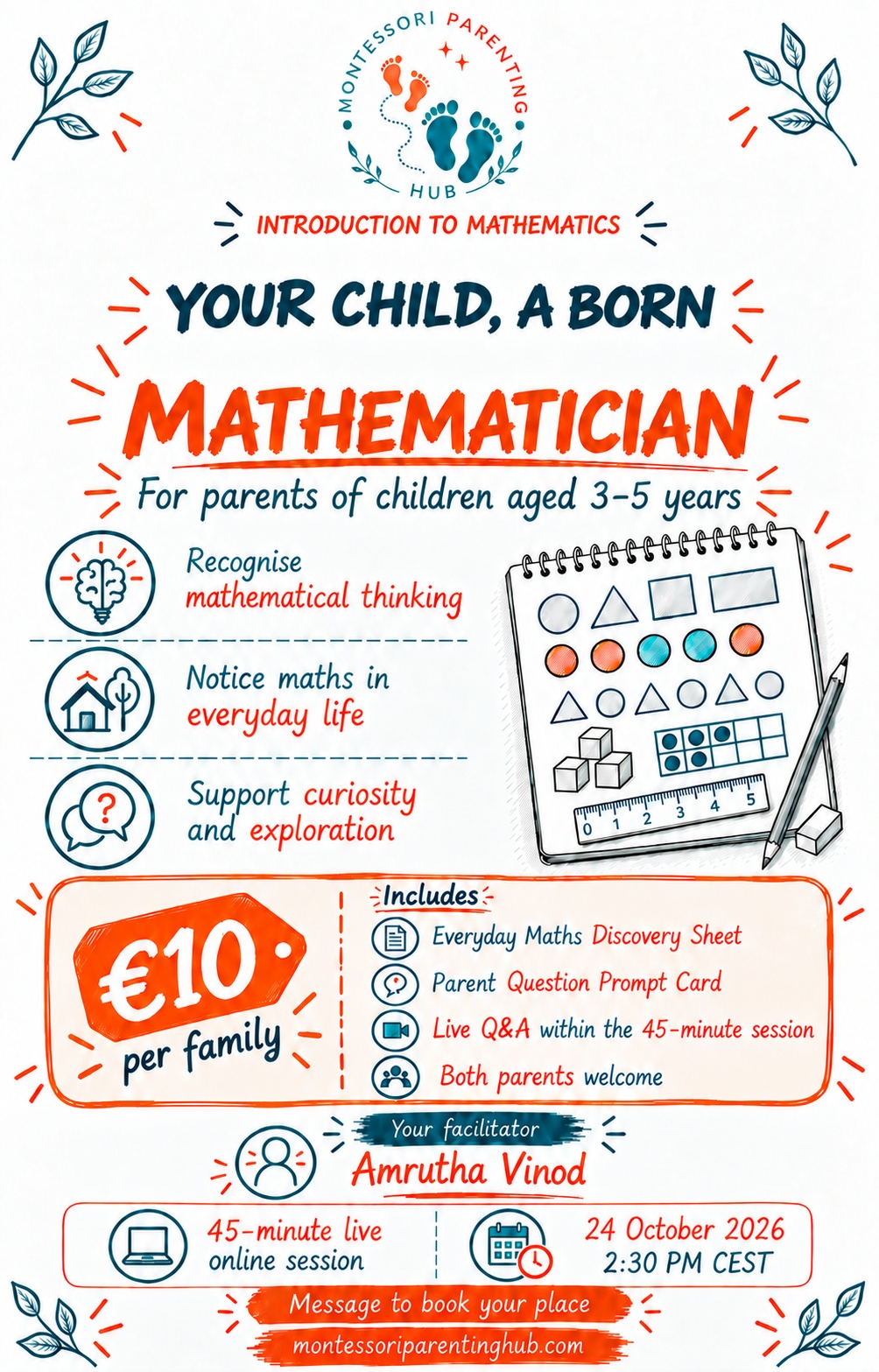 Born Mathematicians: Discover Your Child’s Mathematical Mind