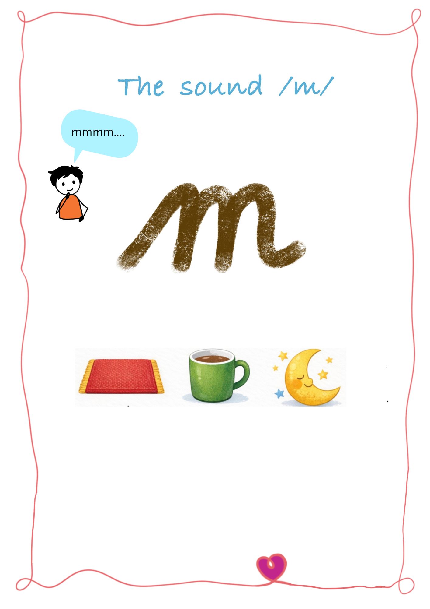 Montessori phonics workbook